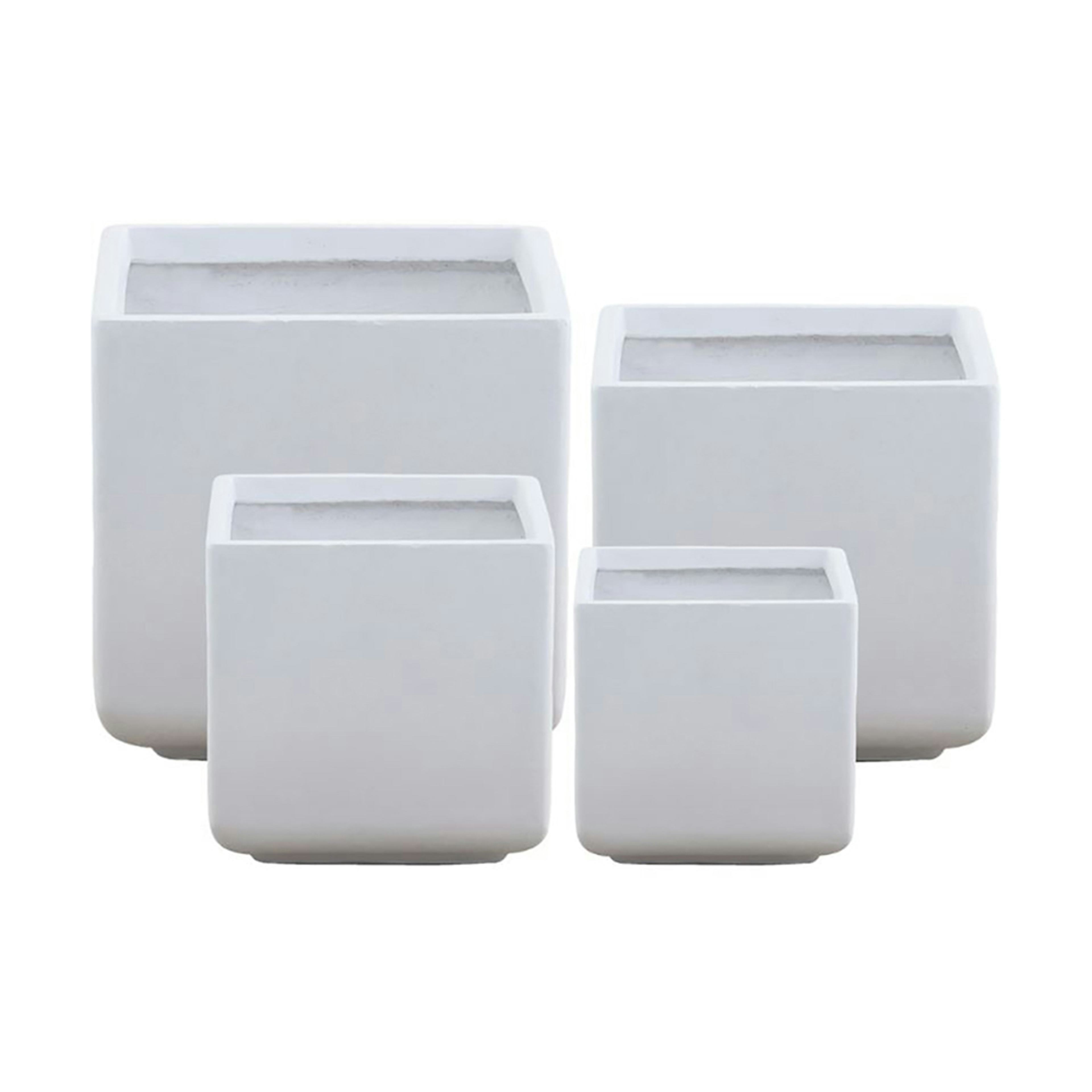 Kruka Lyfco Fyrkantig Vit