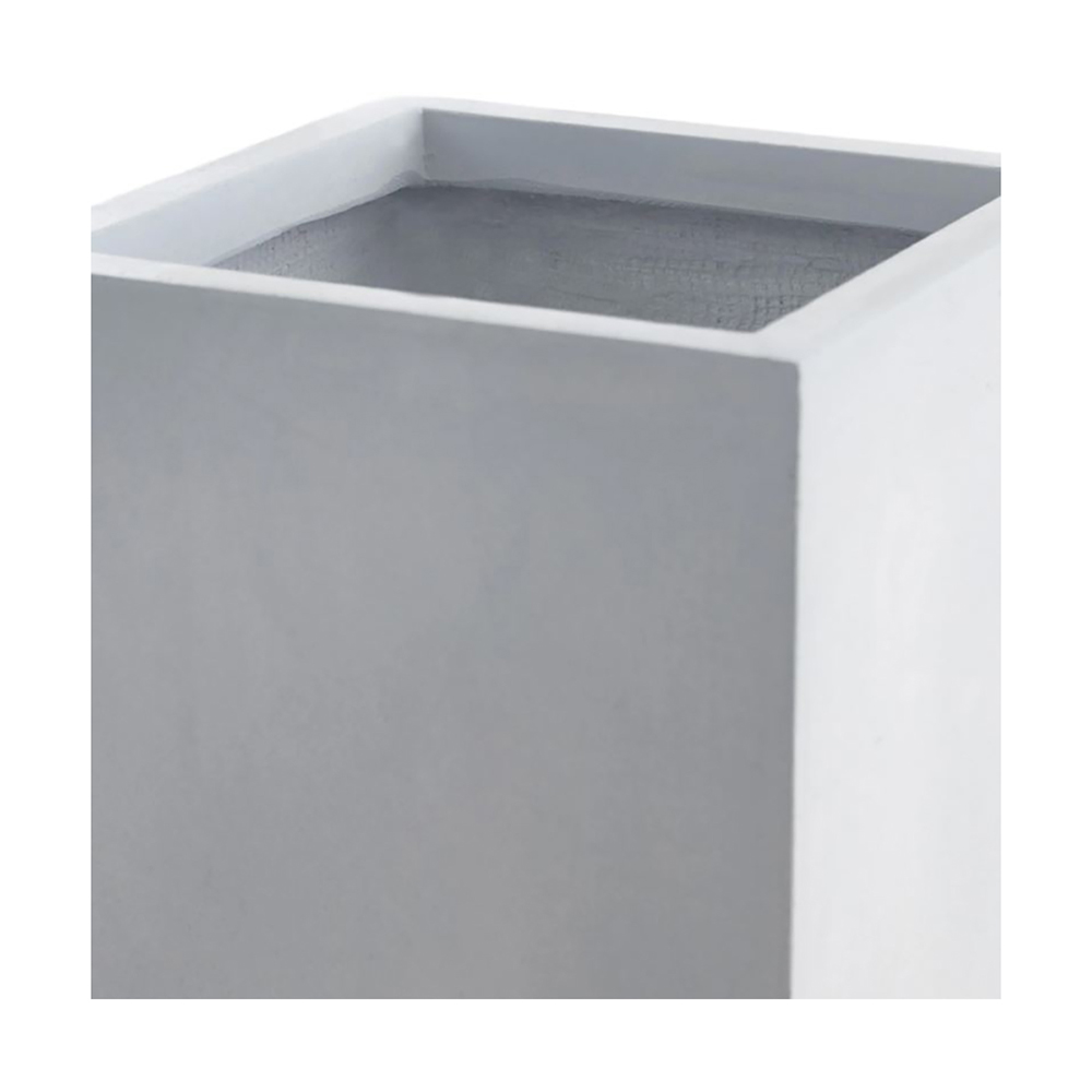 Kruka Lyfco Fyrkantig Hög Ljusgrå