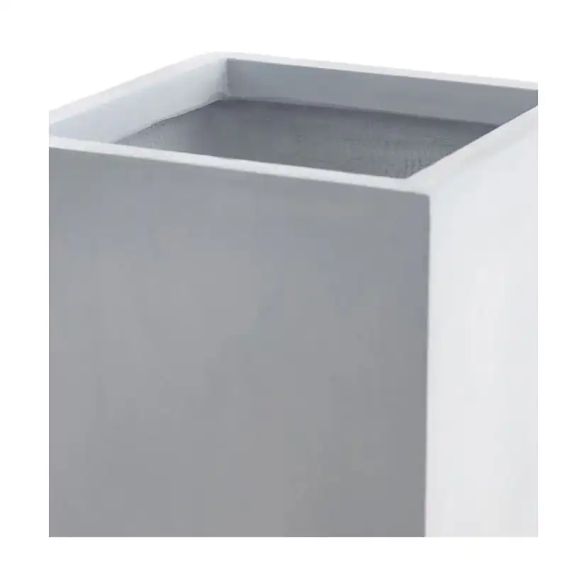 Kruka Lyfco Fyrkantig Hög Ljusgrå