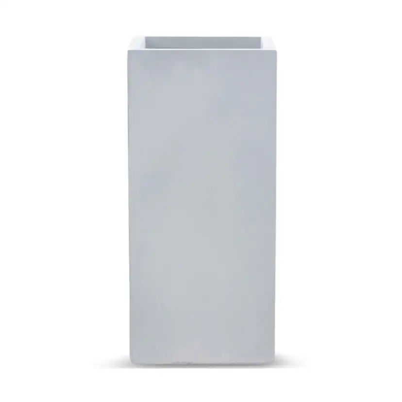 Kruka Lyfco Fyrkantig Hög Ljusgrå