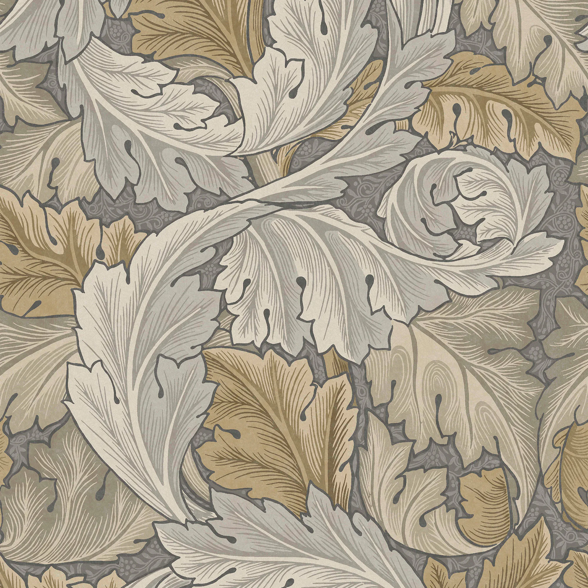 Tapet William Morris At Home Acanthus 124226 EasyUp, Mönstrad