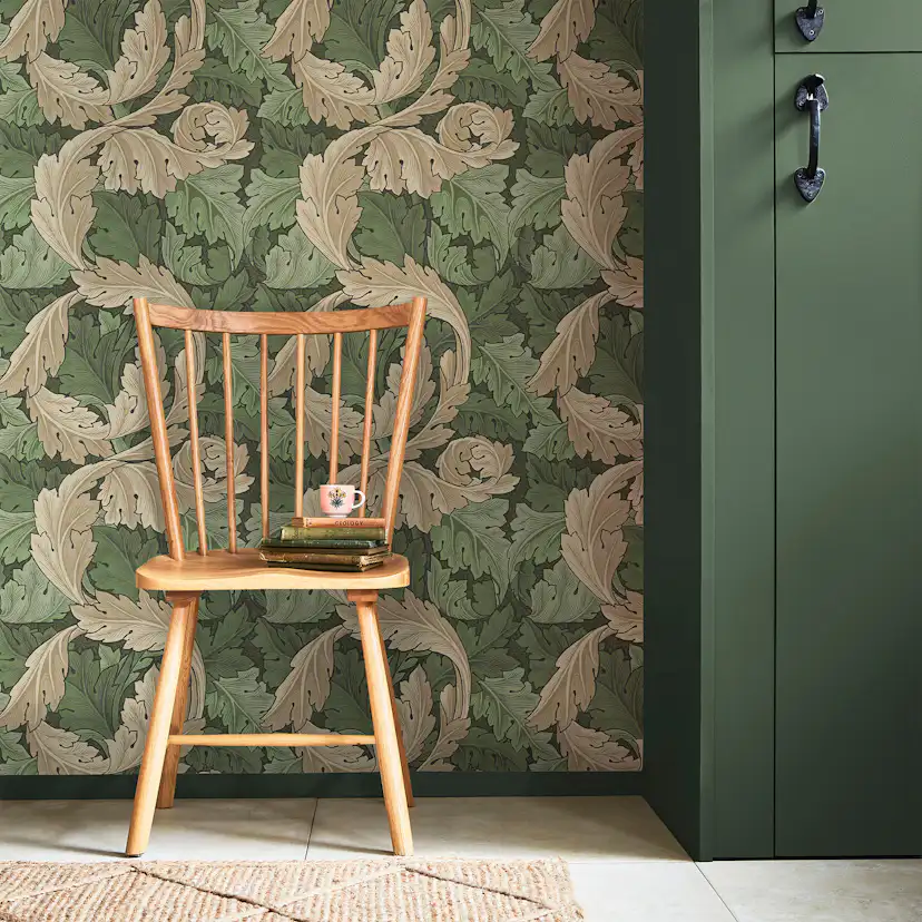Tapet William Morris At Home Acanthus 124227 EasyUp, Mönstrad