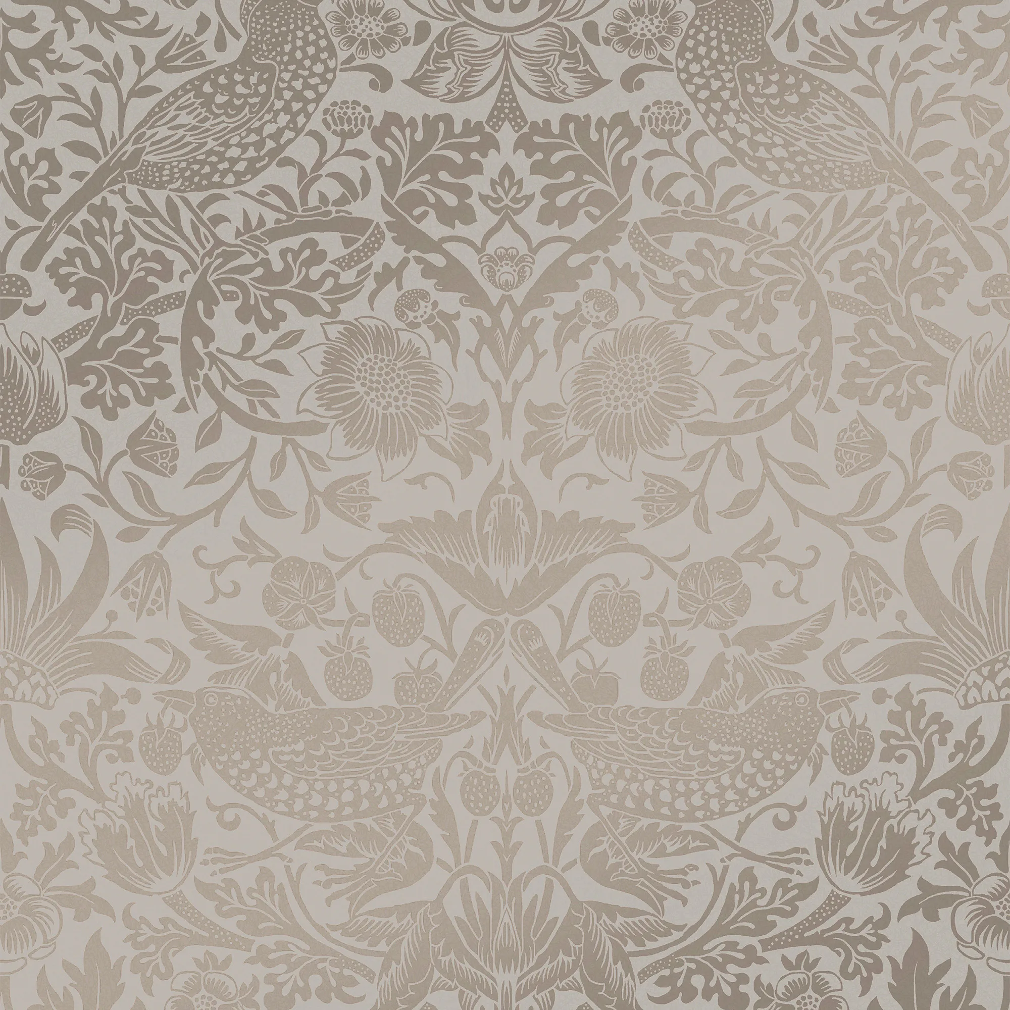 Tapet William Morris At Home Strawberry Thief Fibrous 124238