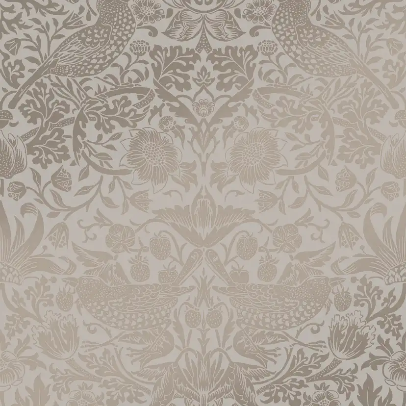 Tapet William Morris At Home Strawberry Thief Fibrous 124238