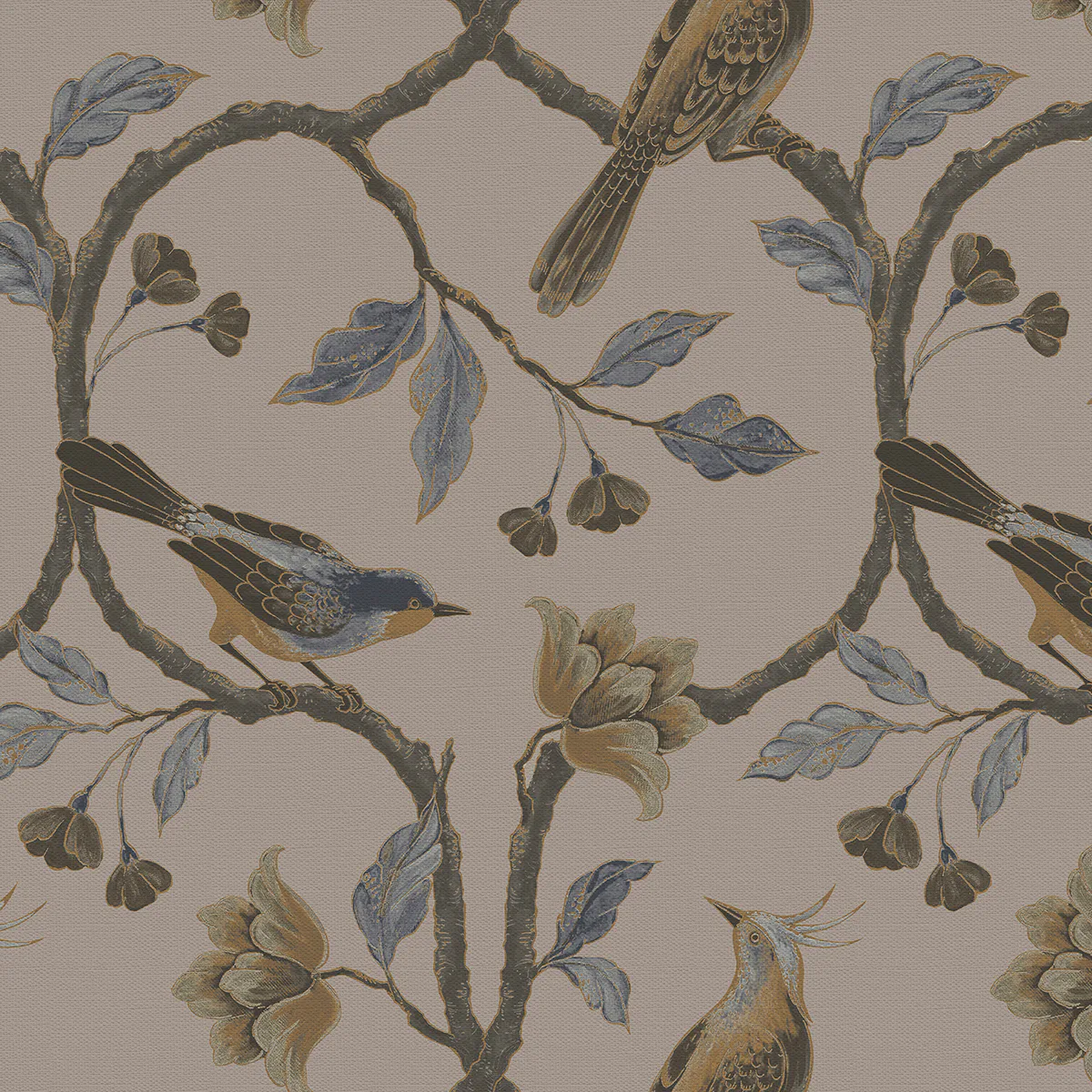 Tapet Superfresco Easy Lilla Birdies