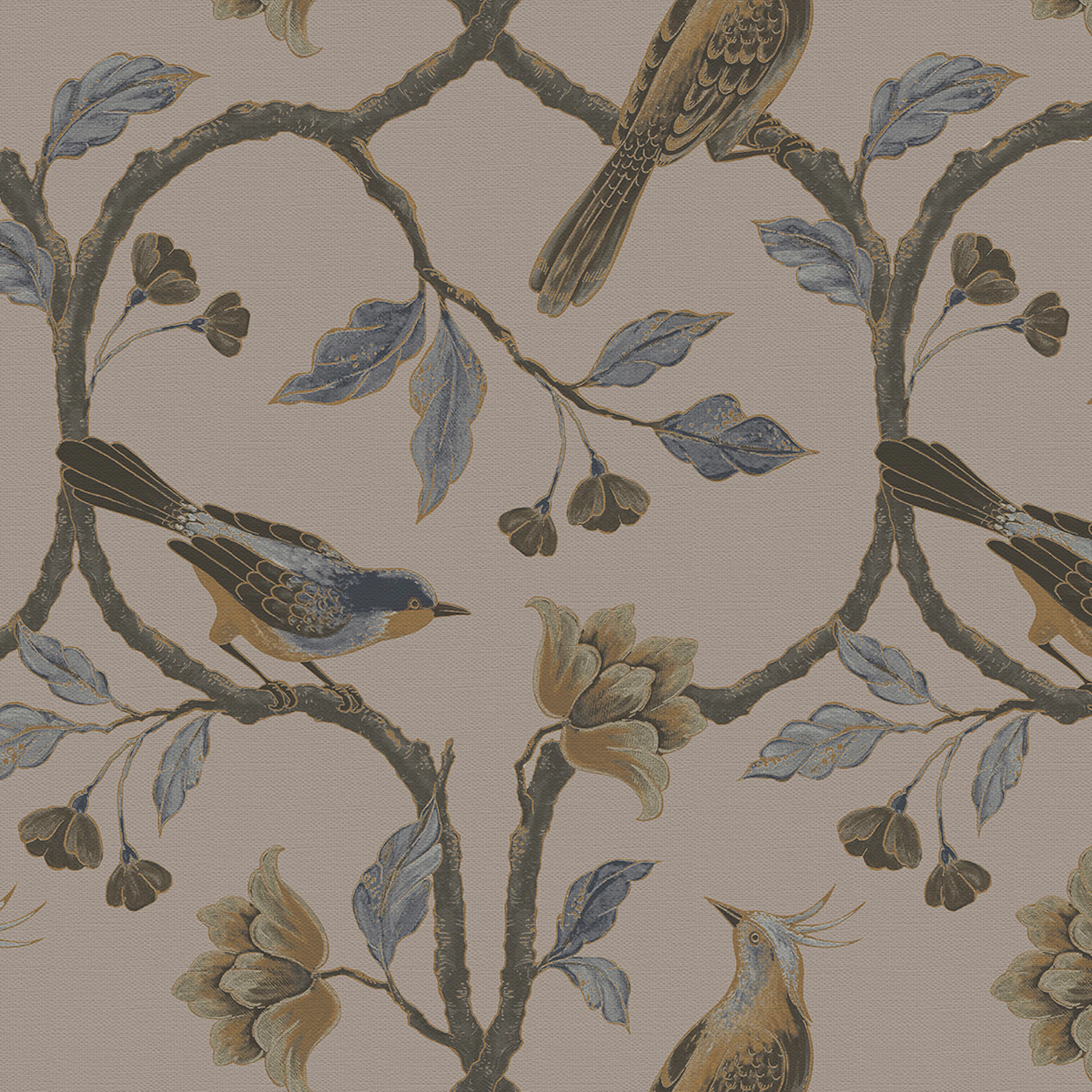 Tapet Superfresco Easy Lilla Birdies