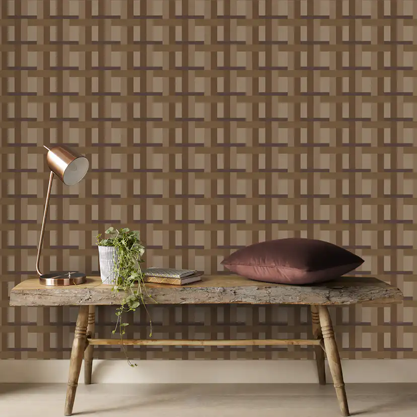 Tapet Superfresco Easy Perfect Symmetry Brun