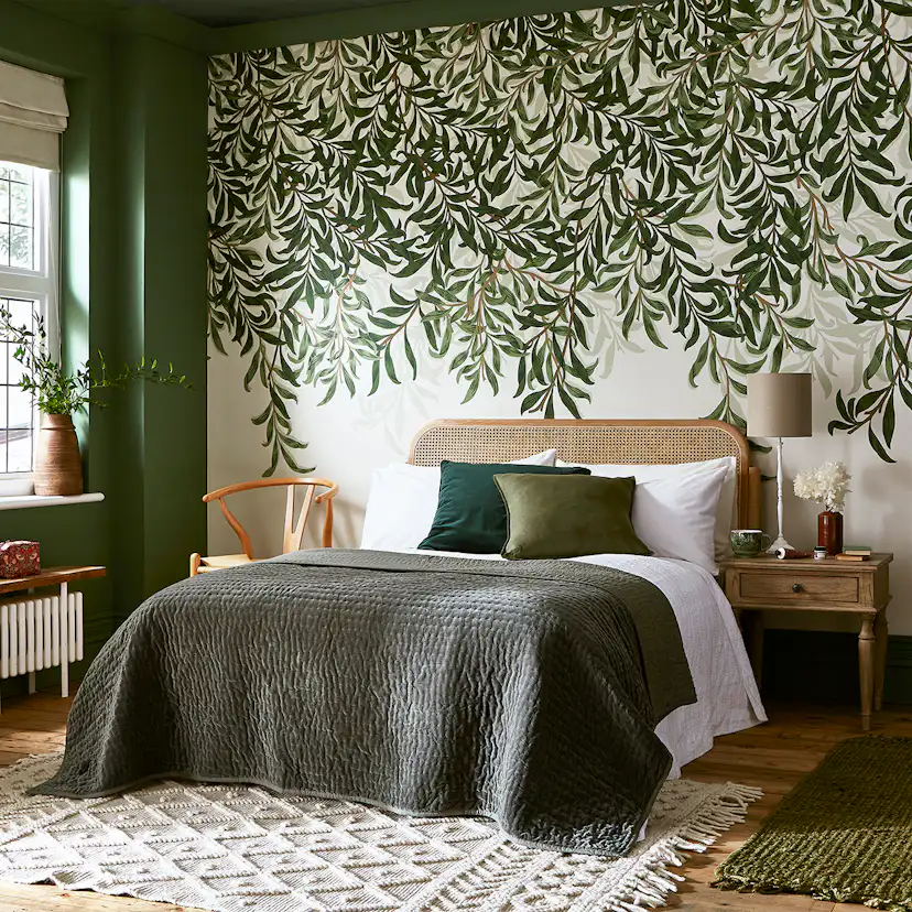 Fototapet William Morris At Home Willow Bough Greens