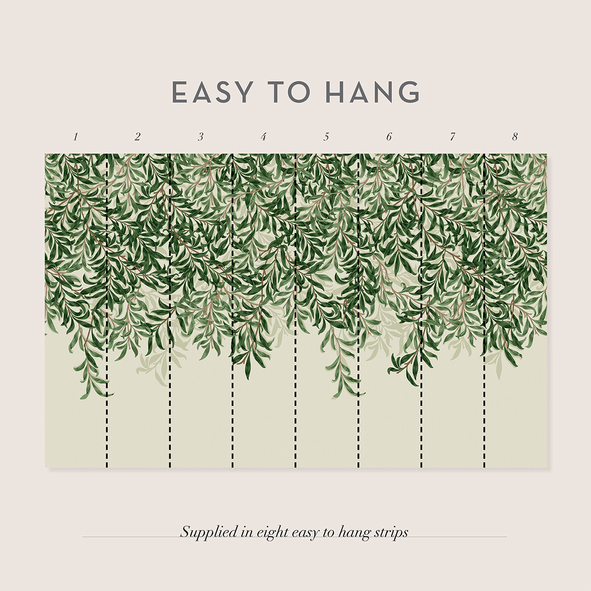 Fototapet William Morris At Home Willow Bough Greens