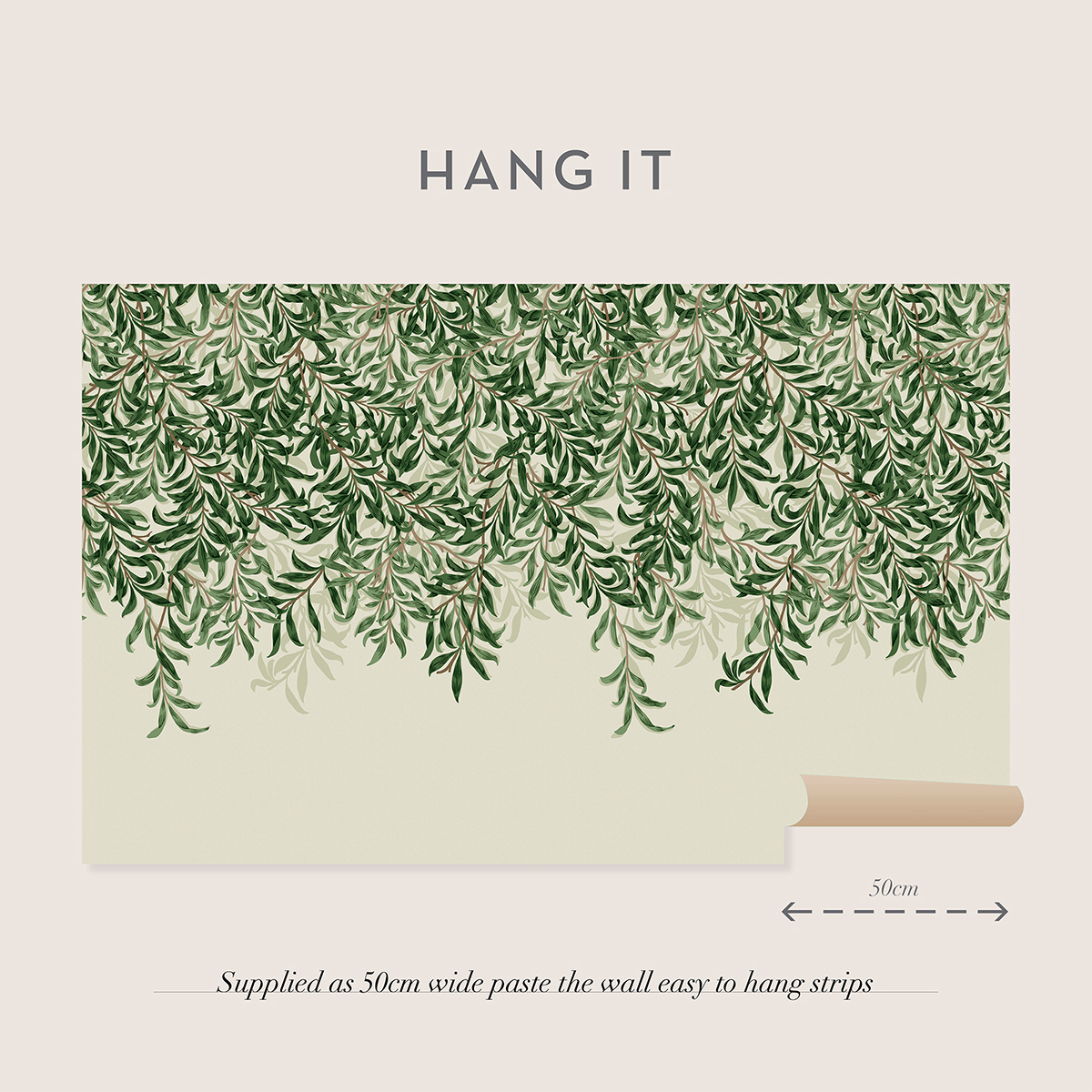 Fototapet William Morris At Home Willow Bough Greens