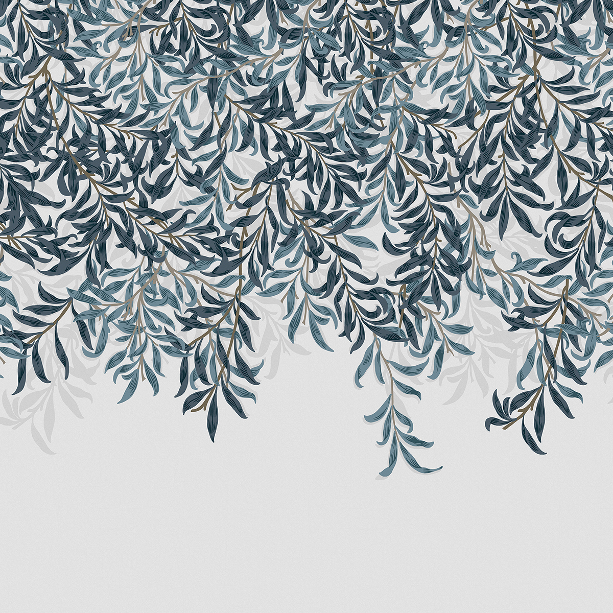 Fototapet William Morris At Home Willow Bough Blue