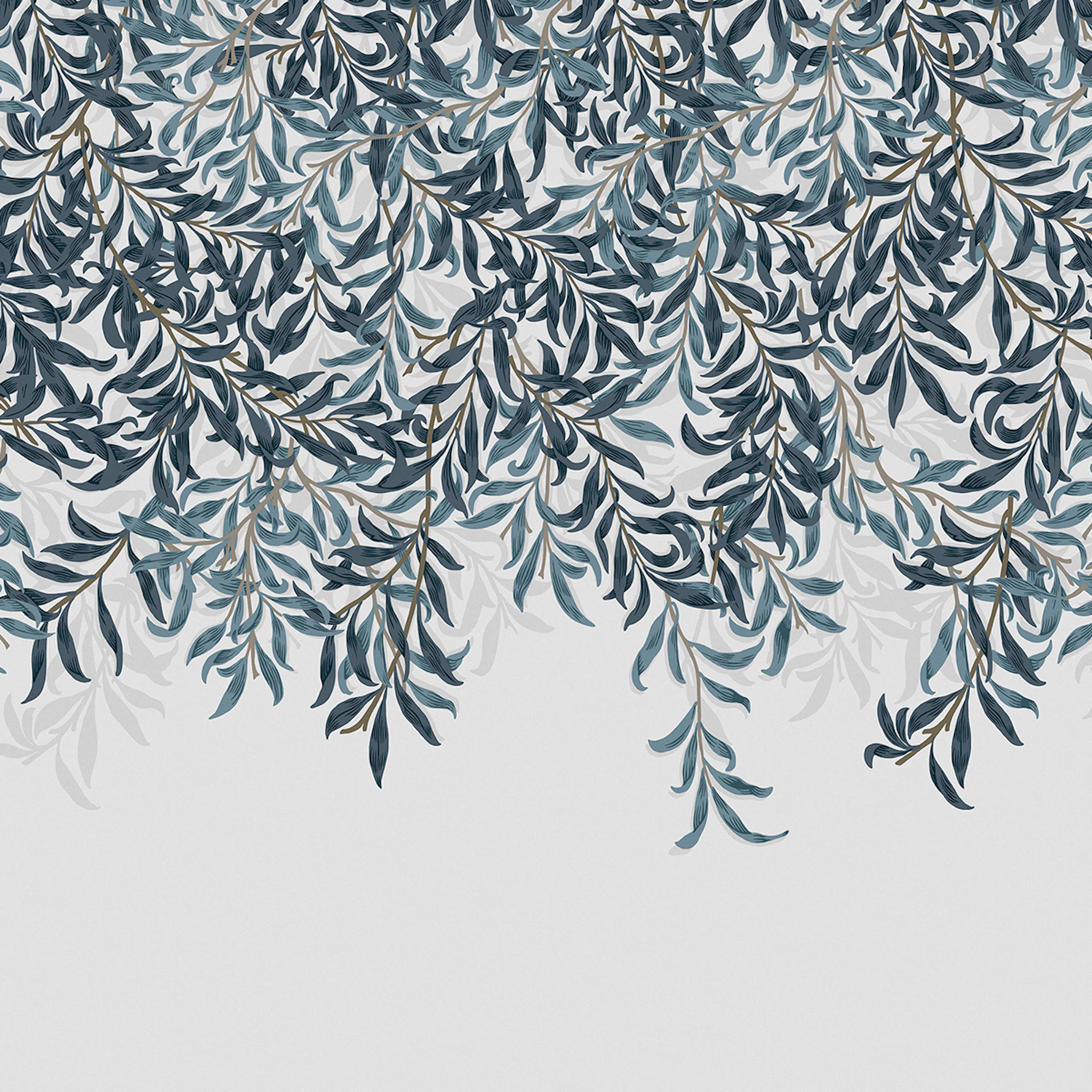 Fototapet William Morris At Home Willow Bough Blue