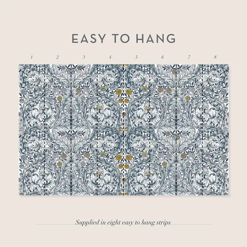 Fototapet William Morris At Home African Marigold Blue