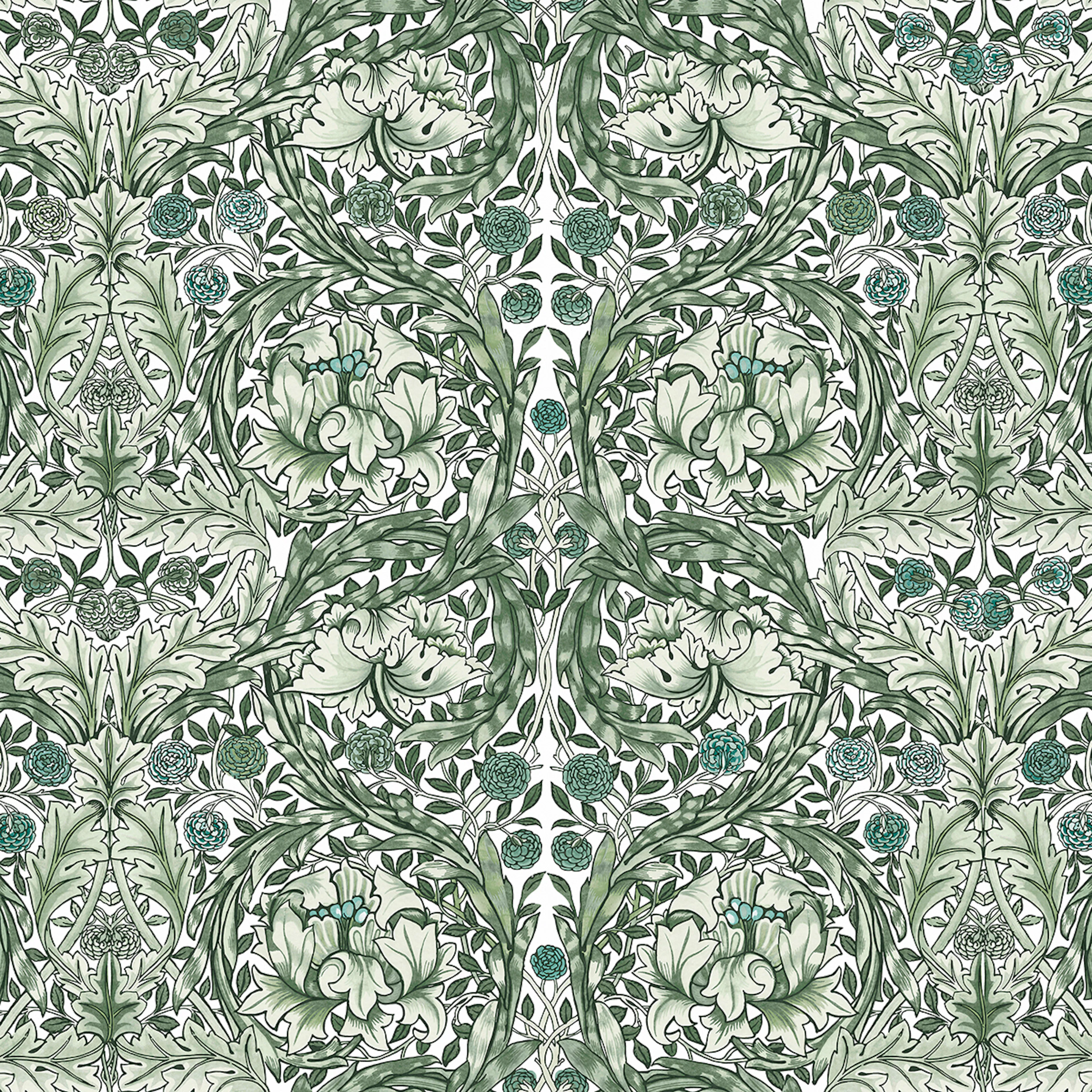 Fototapet William Morris At Home African Marigold Green