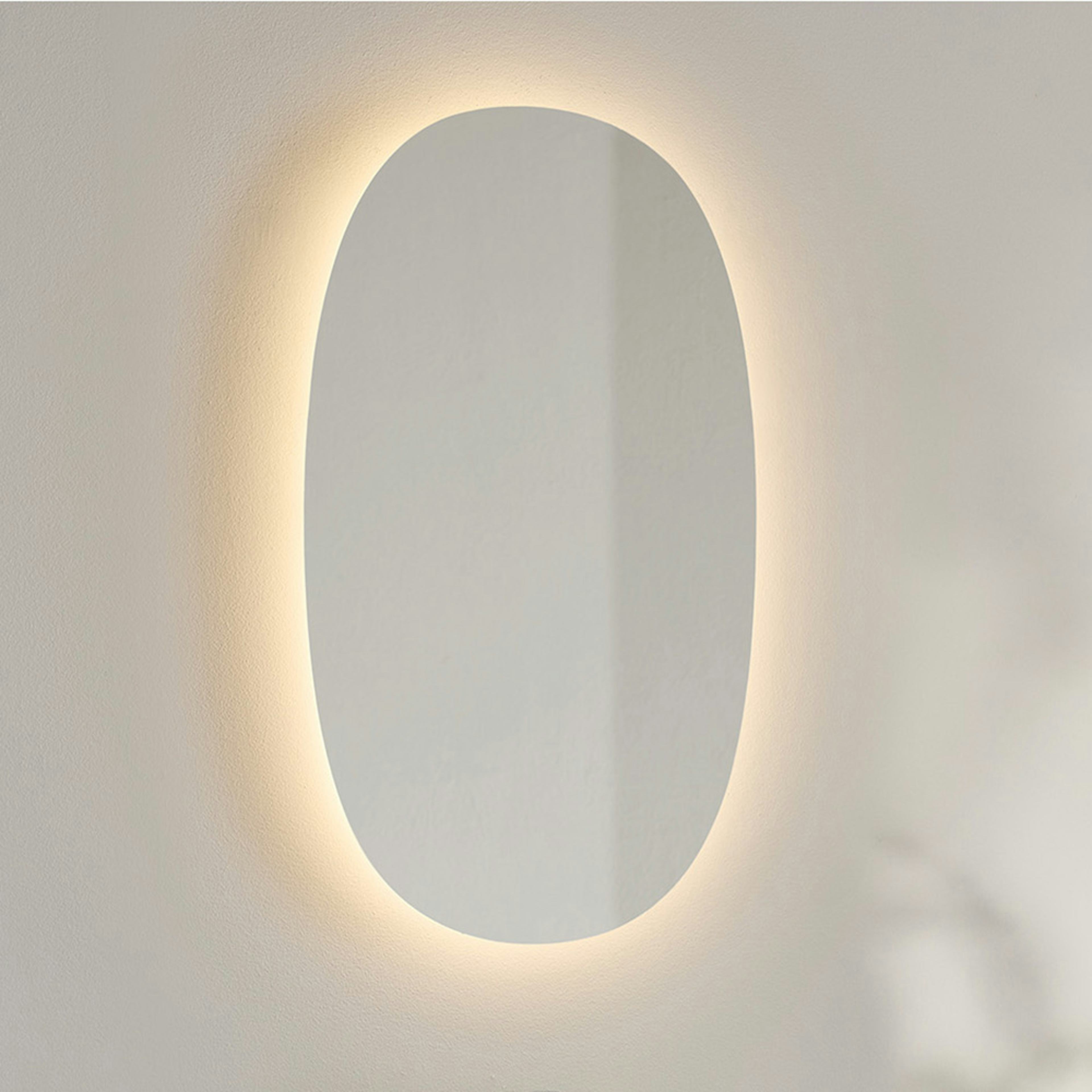 Spegel Hafa Ellipse LED 500x850