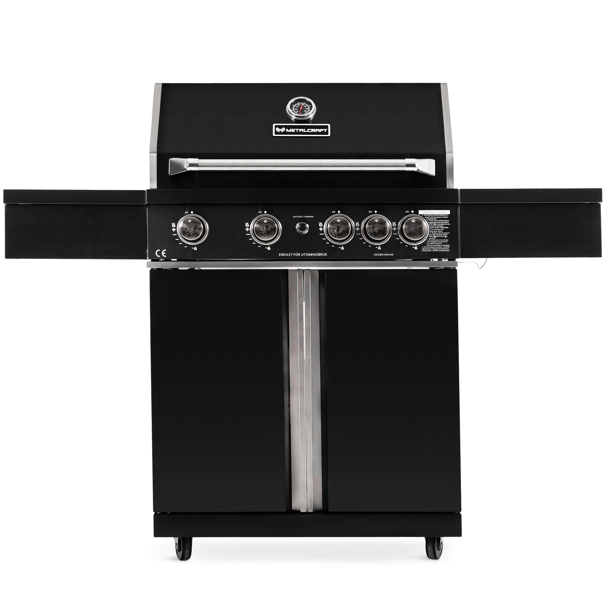 Gasolgrill Metalcraft Malibu Blackline