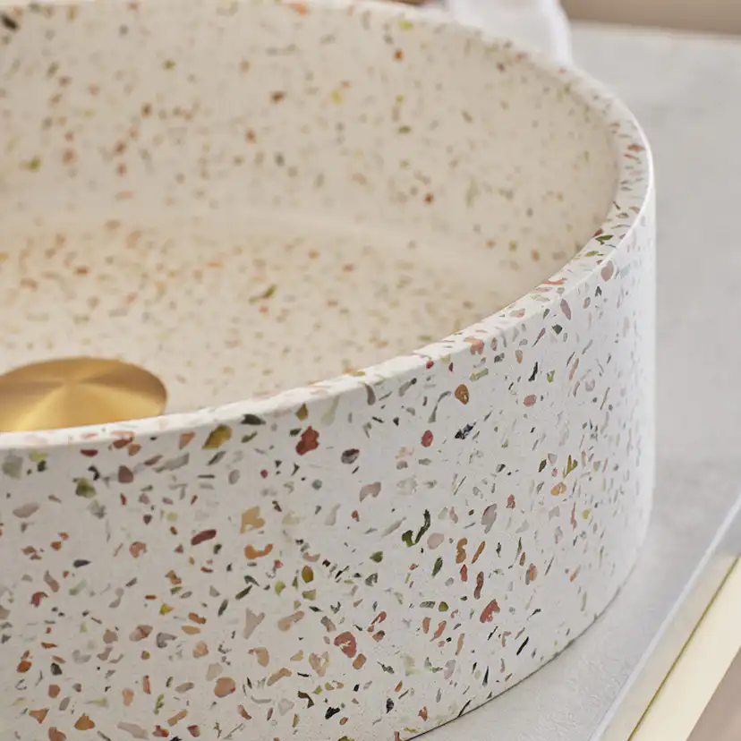 Tvättställ Hafa Circle Terrazzo