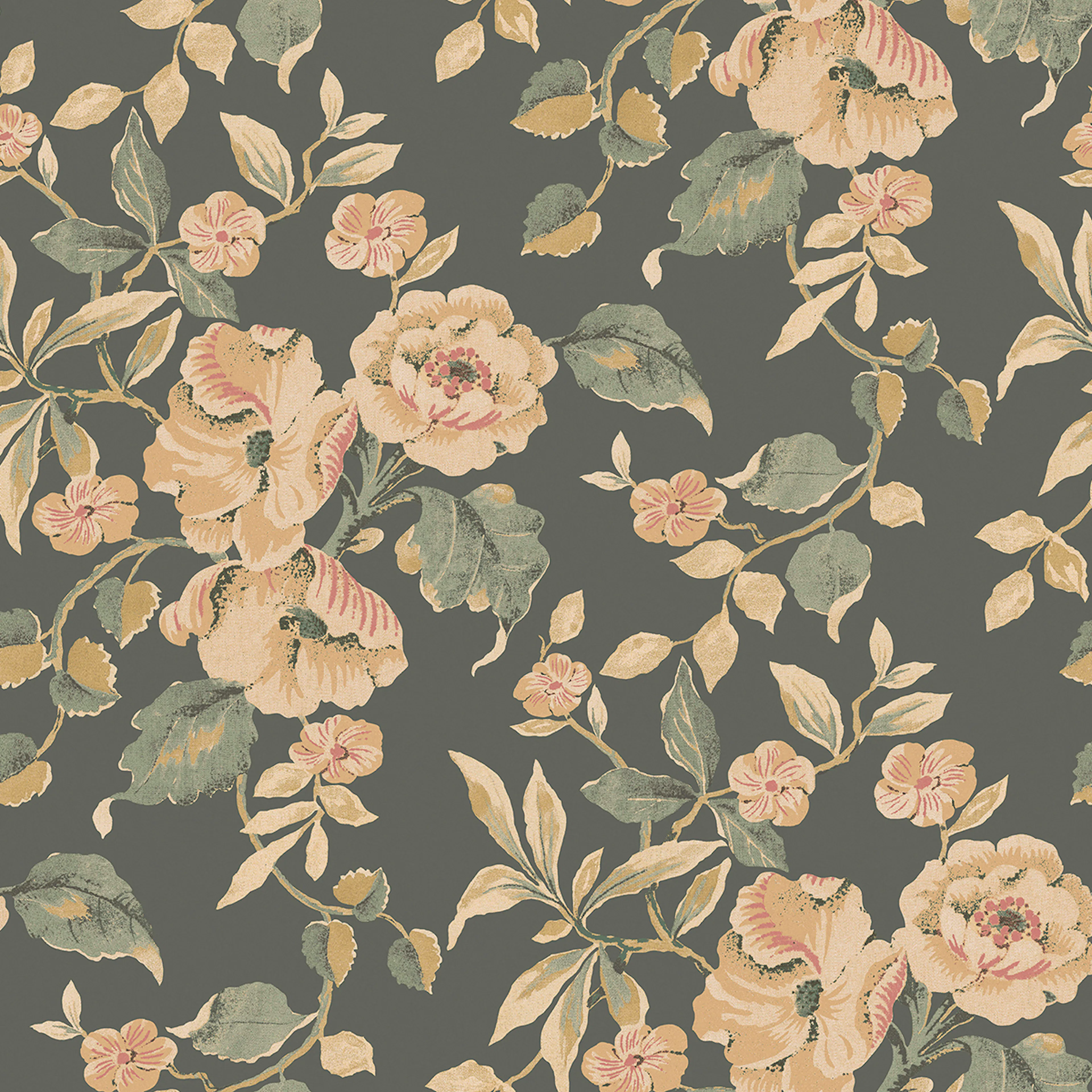 Tapet Laura Ashley Alyworth Trail Grön