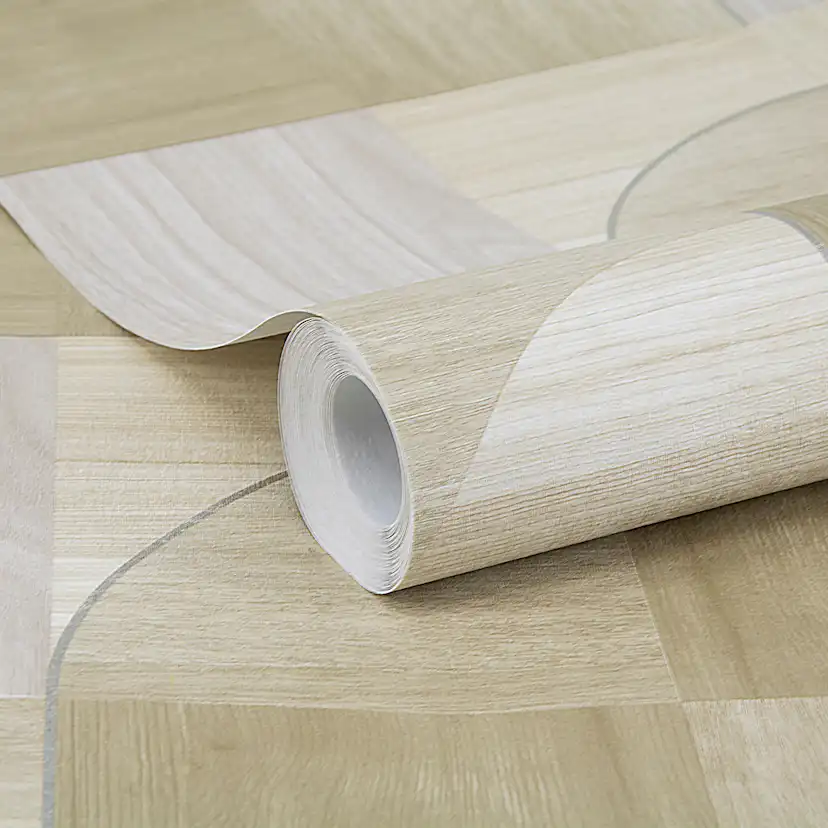 Tapet Easy Decor Wood Circles Beige