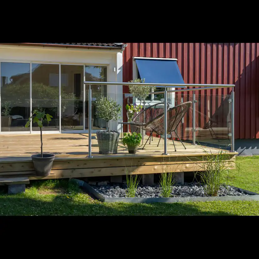 Ändstolpe Skotte Garden Utsikt