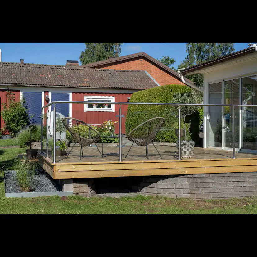 Glasskiva Skotte Garden Utsikt