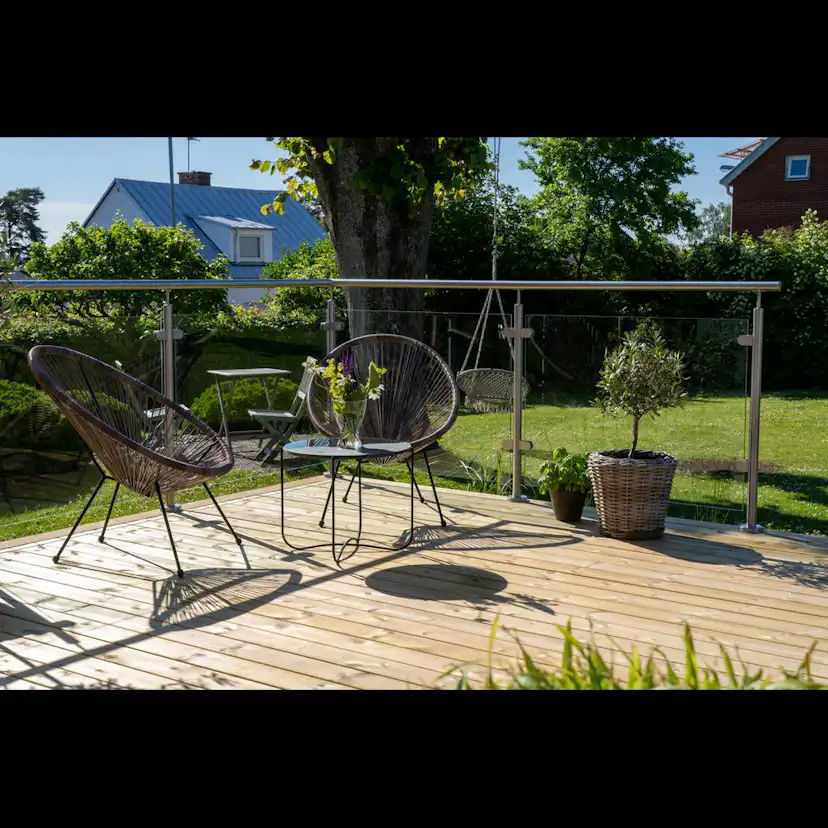Glasskiva Skotte Garden Utsikt