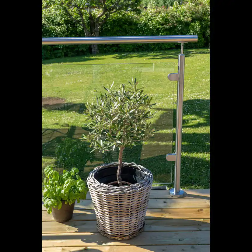 Handräcke Skotte Garden Utsikt/Modernt Rakt