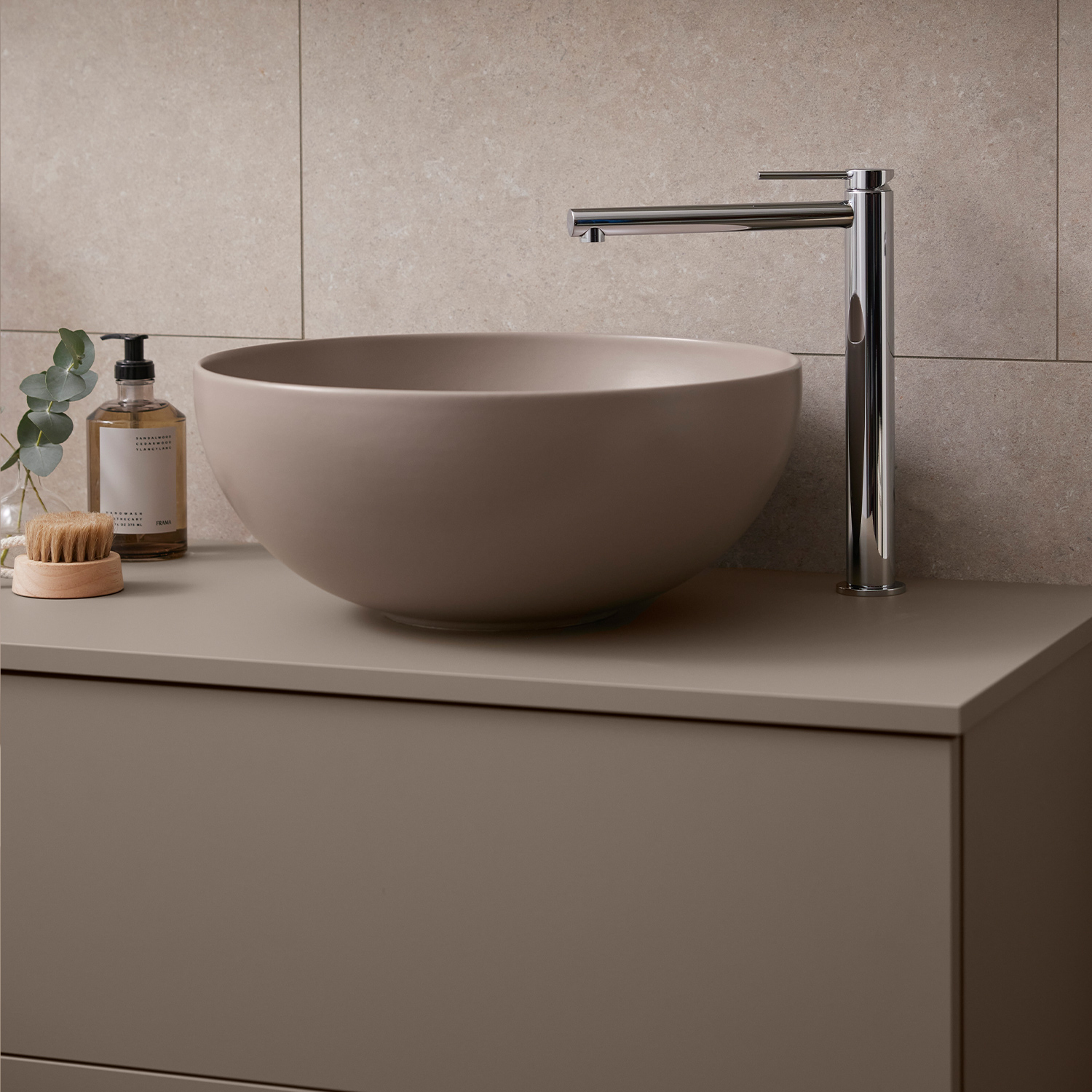 Fristående Tvättställ Miller Badrum Bowl Porslin Vit