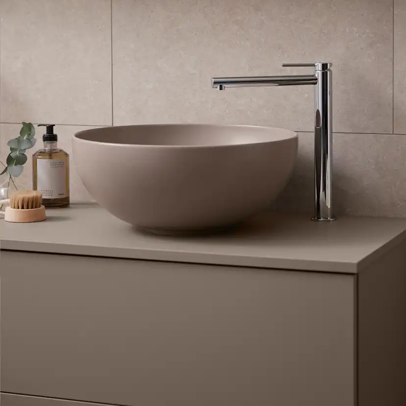 Fristående Tvättställ Miller Badrum Bowl Porslin Vit