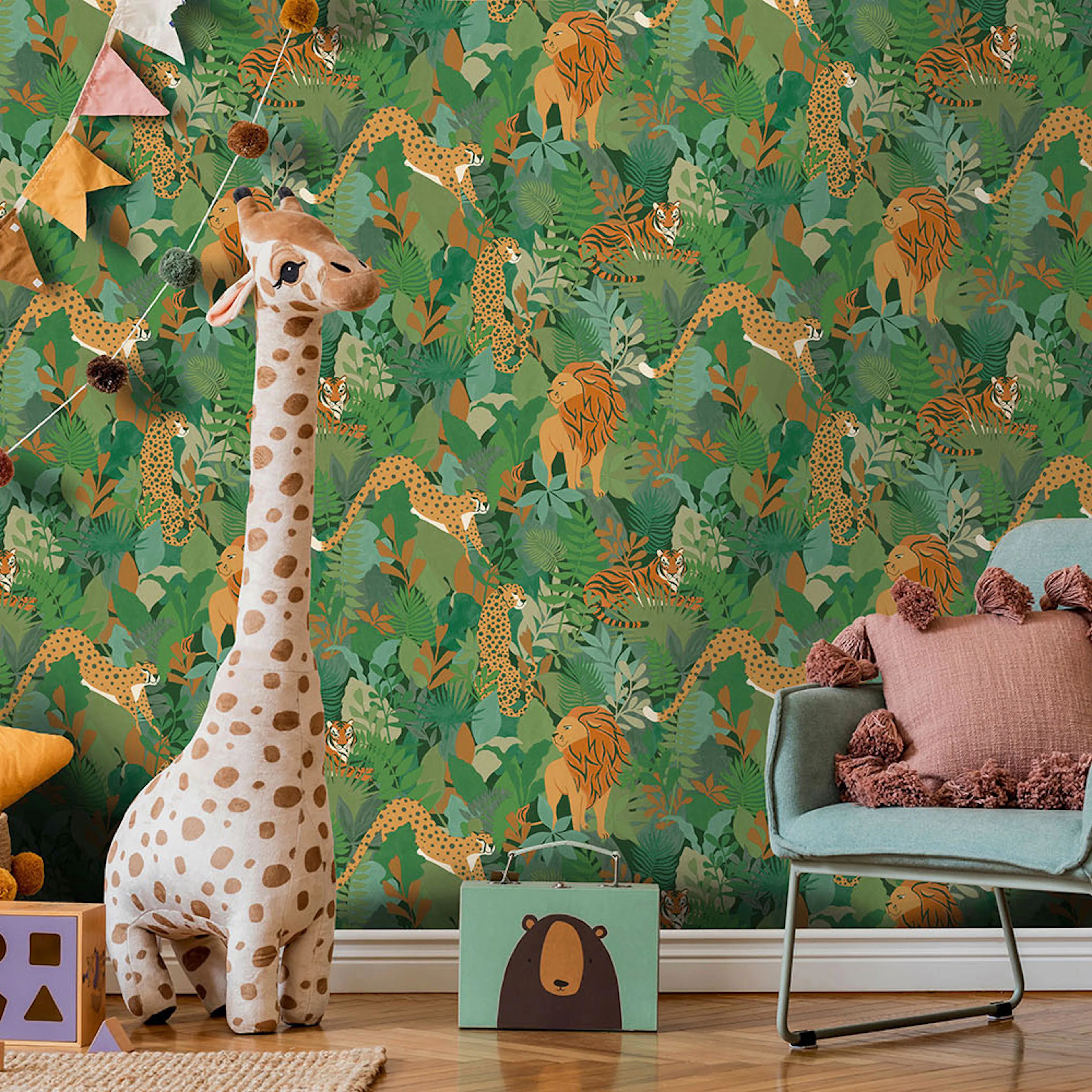 Tapet Holden Dream Catcher Animal Kingdom Green 13071