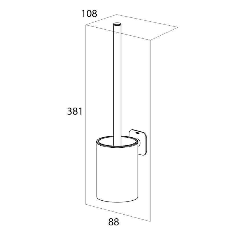 Toalettborste Tiger Colar
