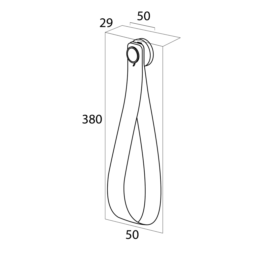 Reservpappershållare Tiger Urban