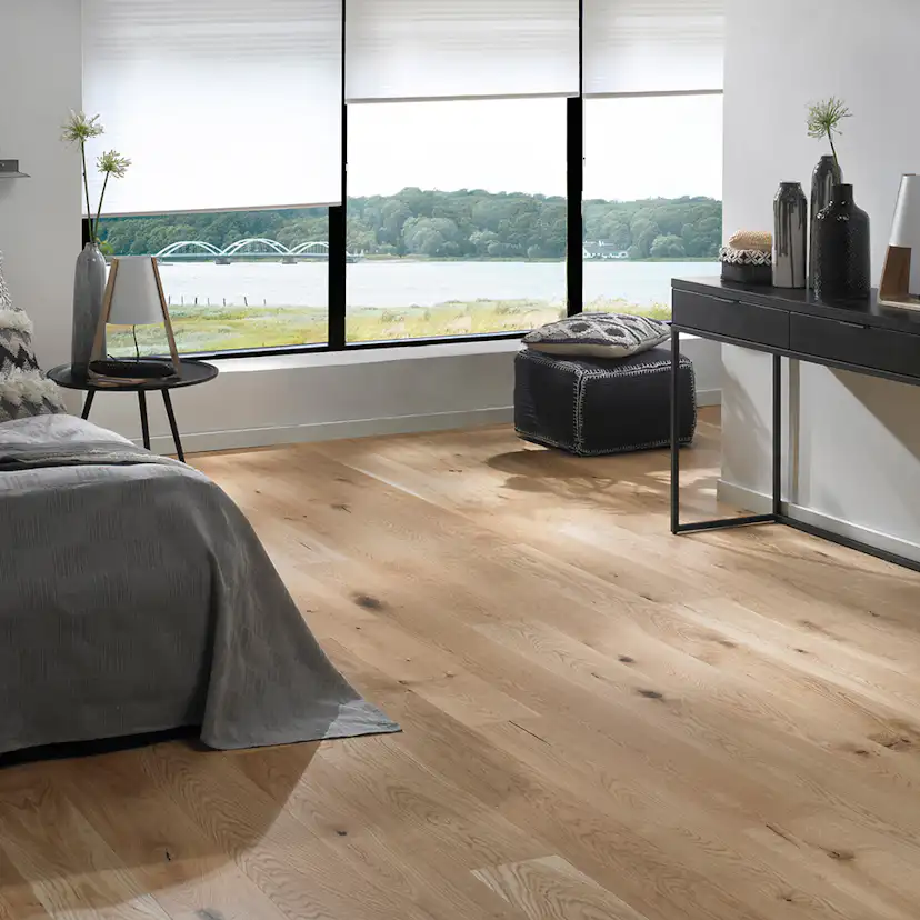 Parkettgolv Moland Burghley Wideplank Trend Ek Mattlack