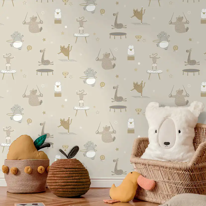 Tapet Holden Dream Catcher Animal Gymnastics Beige 13240