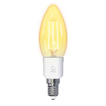 LED-filamentlampa Deltaco Smart Home SH-LFE14C35 E14 Vit