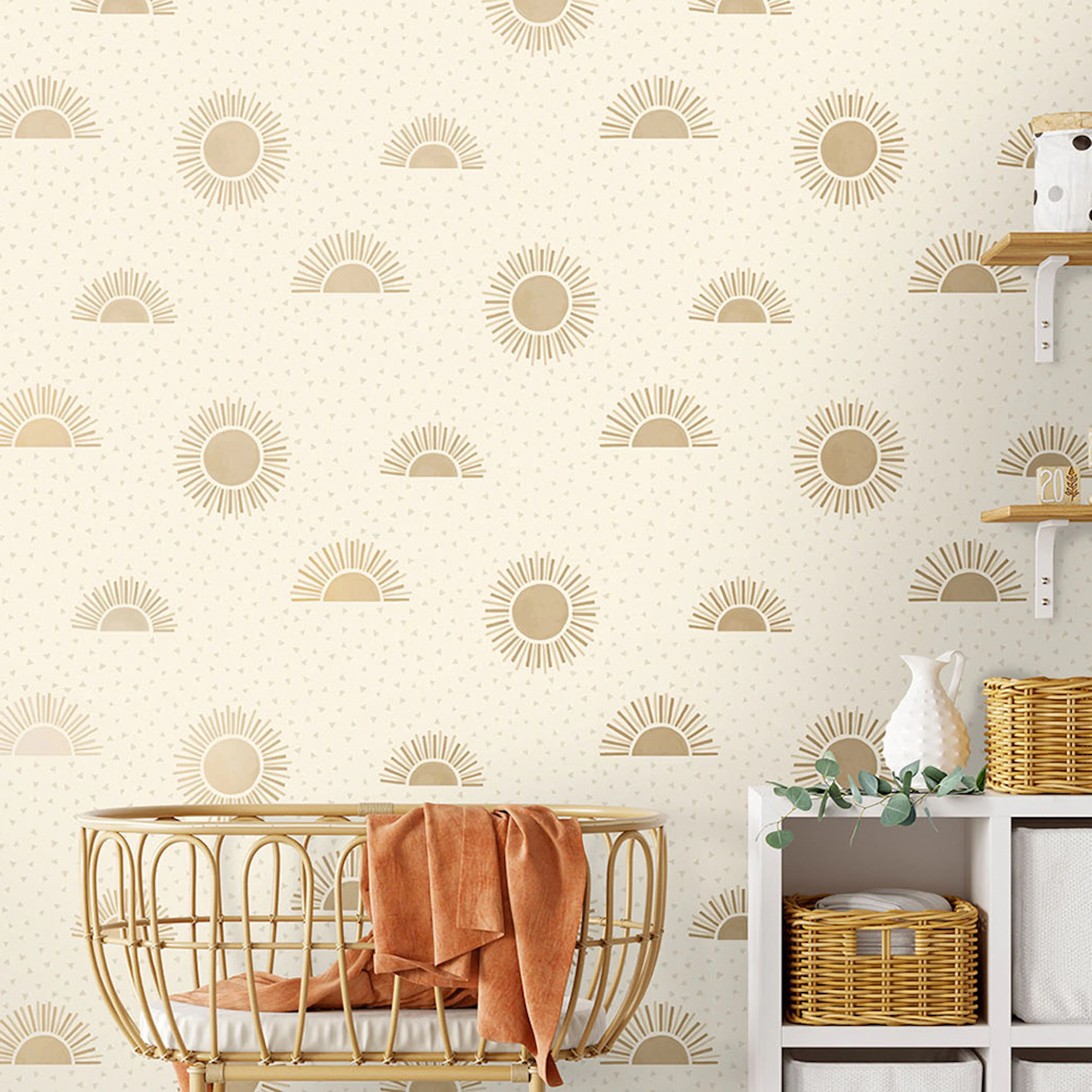 Tapet Holden Dream Catcher Sunbeam Beige Gold 13322