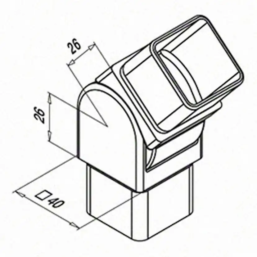 Knä/veck Herrljunga Ledstångsfabrik Inomhus
