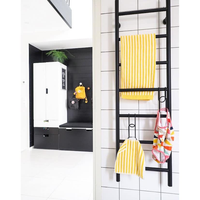 Handdukstork Rej Design Tango Eh 35130 Matt Svart 5280417 Handdukstork Rej Design Tango Eh 35130 Matt Svart 5280417
