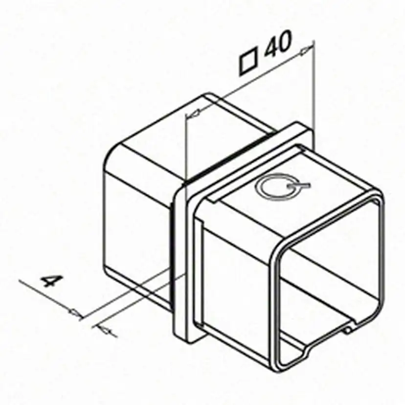 Koppling Rak Herrljunga Ledstångsfabrik Inomhus