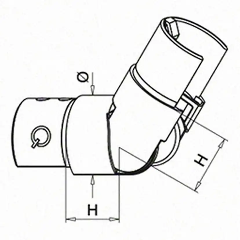 Ställbart Herrljunga Ledstångsfabrik Veck Överliggare Inomhus