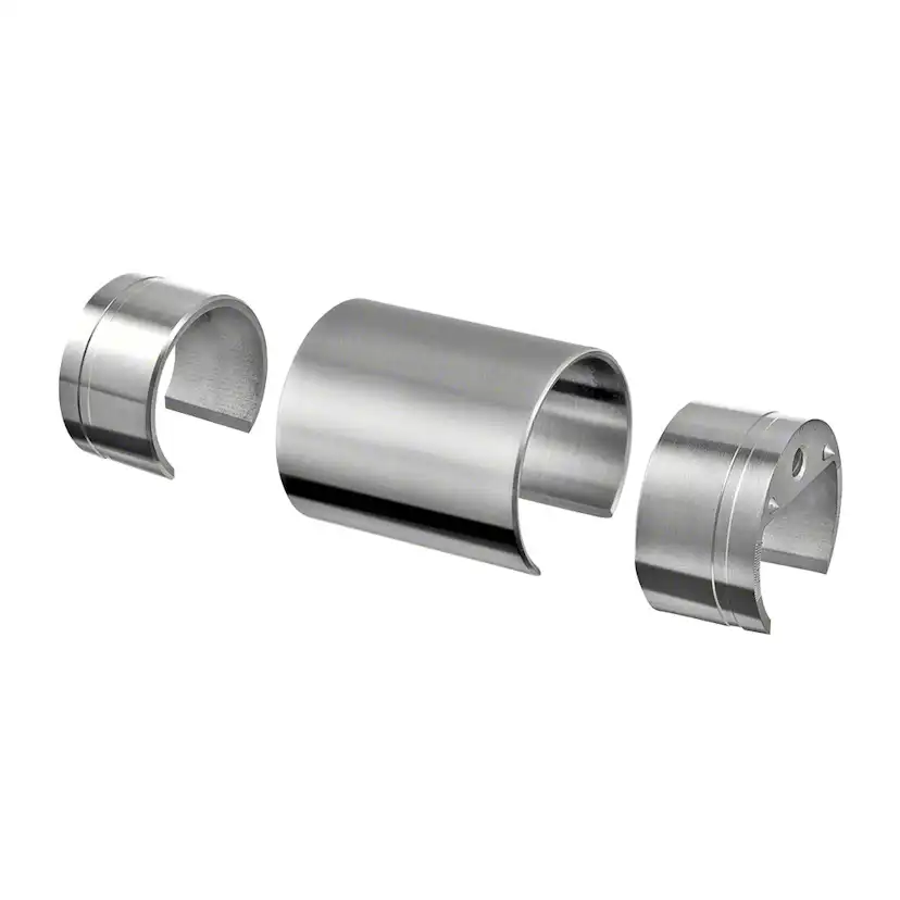 Koppling Herrljunga Ledstångsfabrik Rak Överliggare Inomhus 50 mm