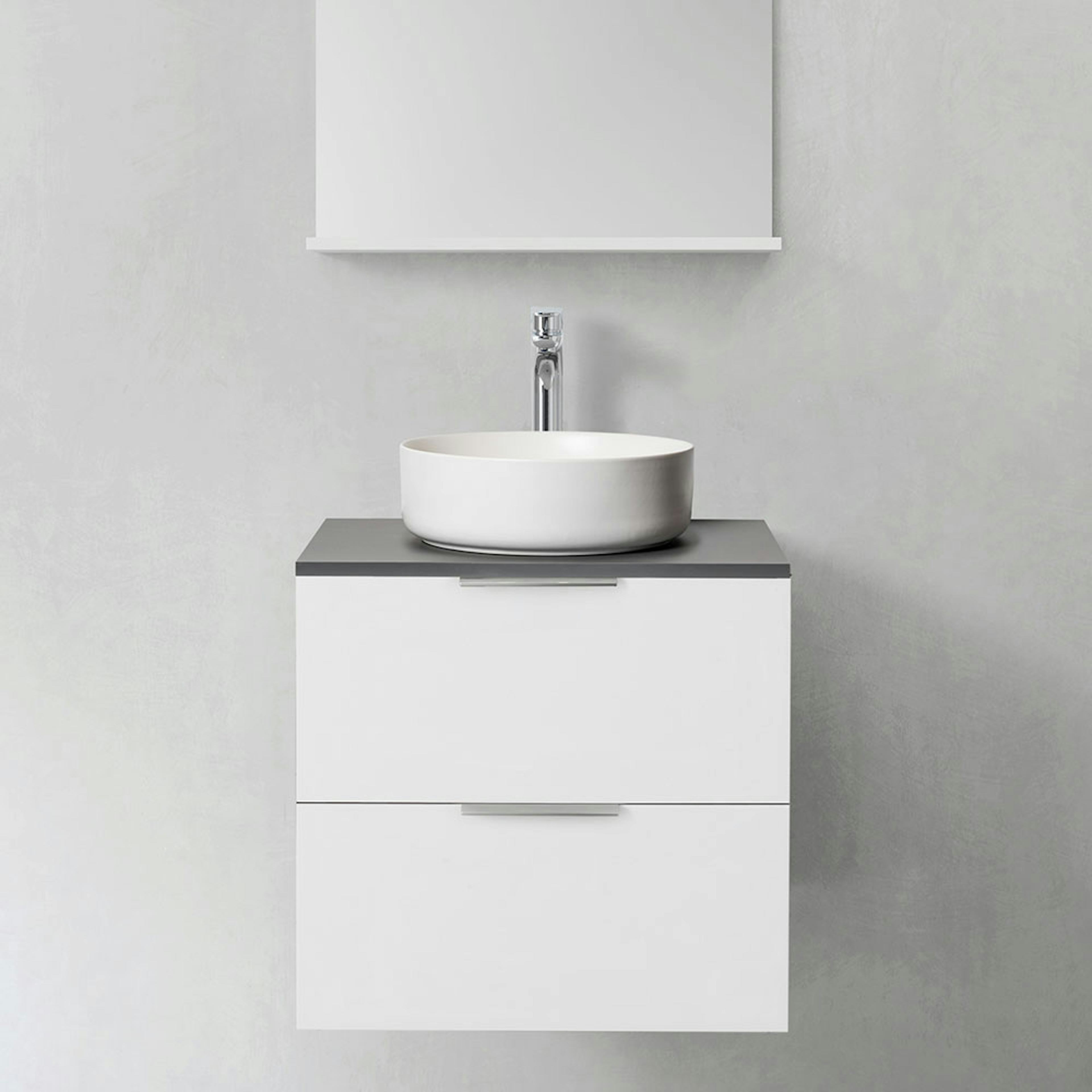 Tvättställsskåp Hafa Shape med Tvättställ