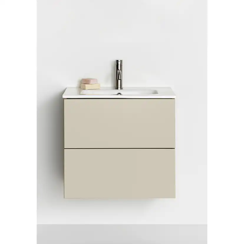 Tvättställsskåp Hafa Sand 2 Lådor med Tvättställ 600