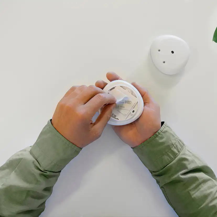 Brandvarnare Housegard Pebble Link Trådlös Vit 2-pack