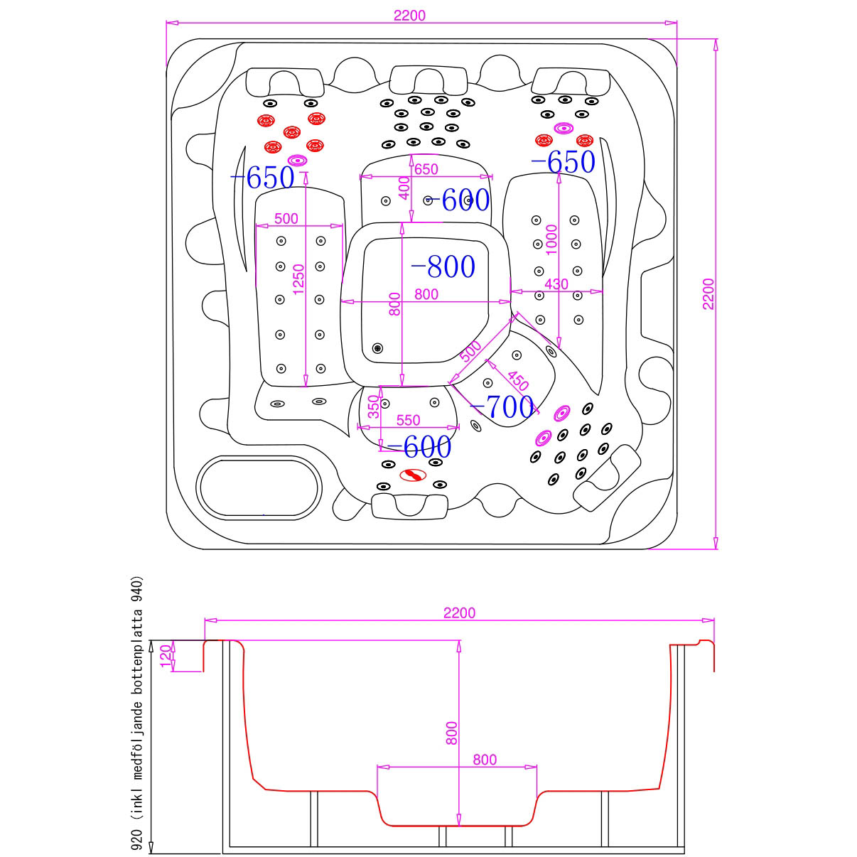 Spabad Lyfco Vivid Dreams WiFi