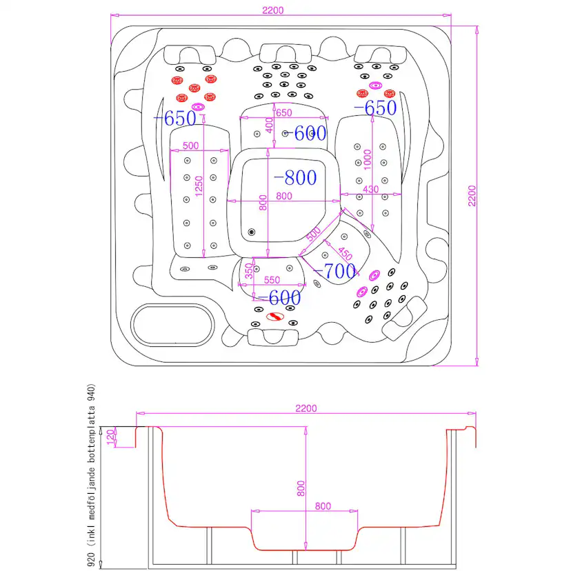 Spabad Lyfco Vivid Dreams WiFi