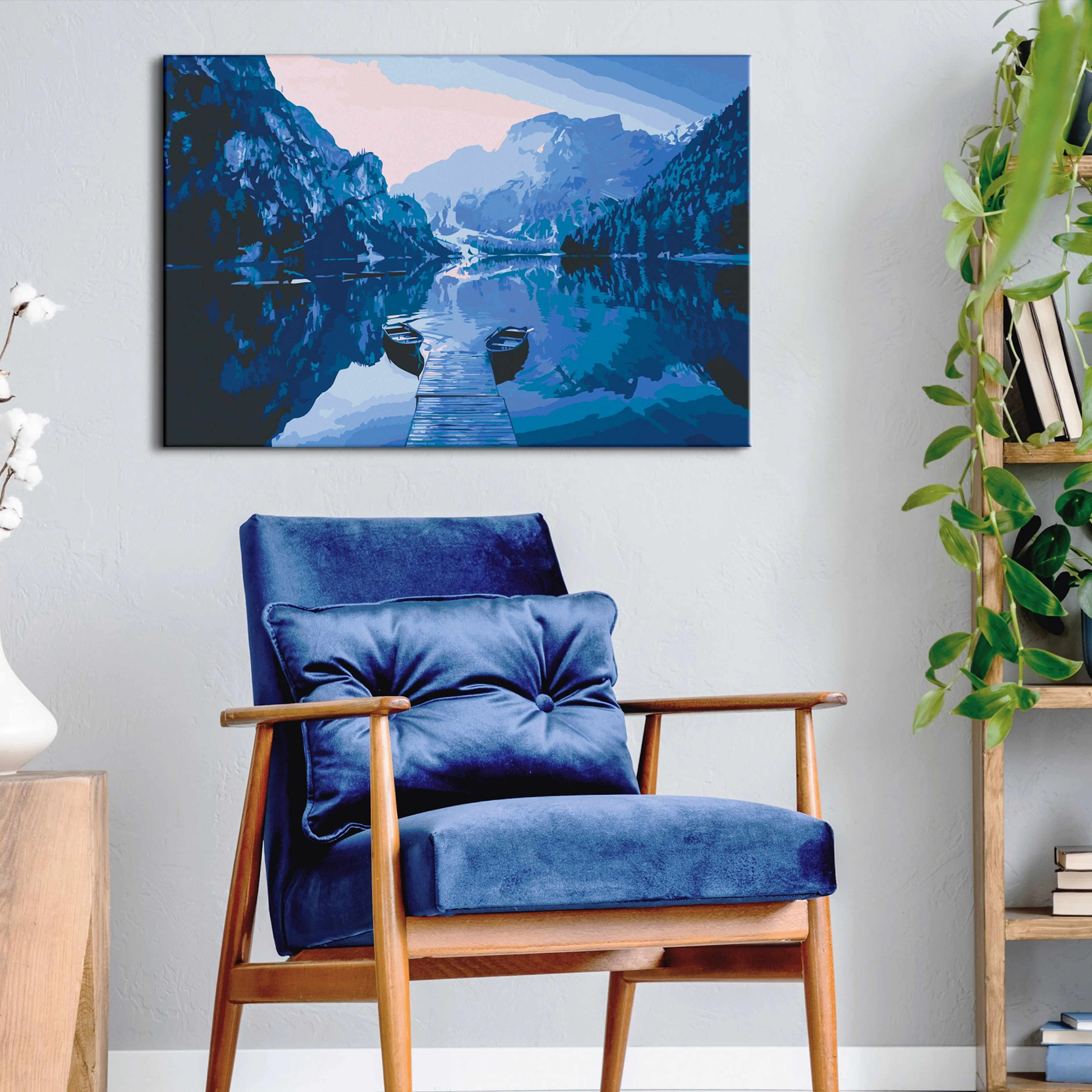 Gör-det-själv Målningar Arkiio Boats on the Lake