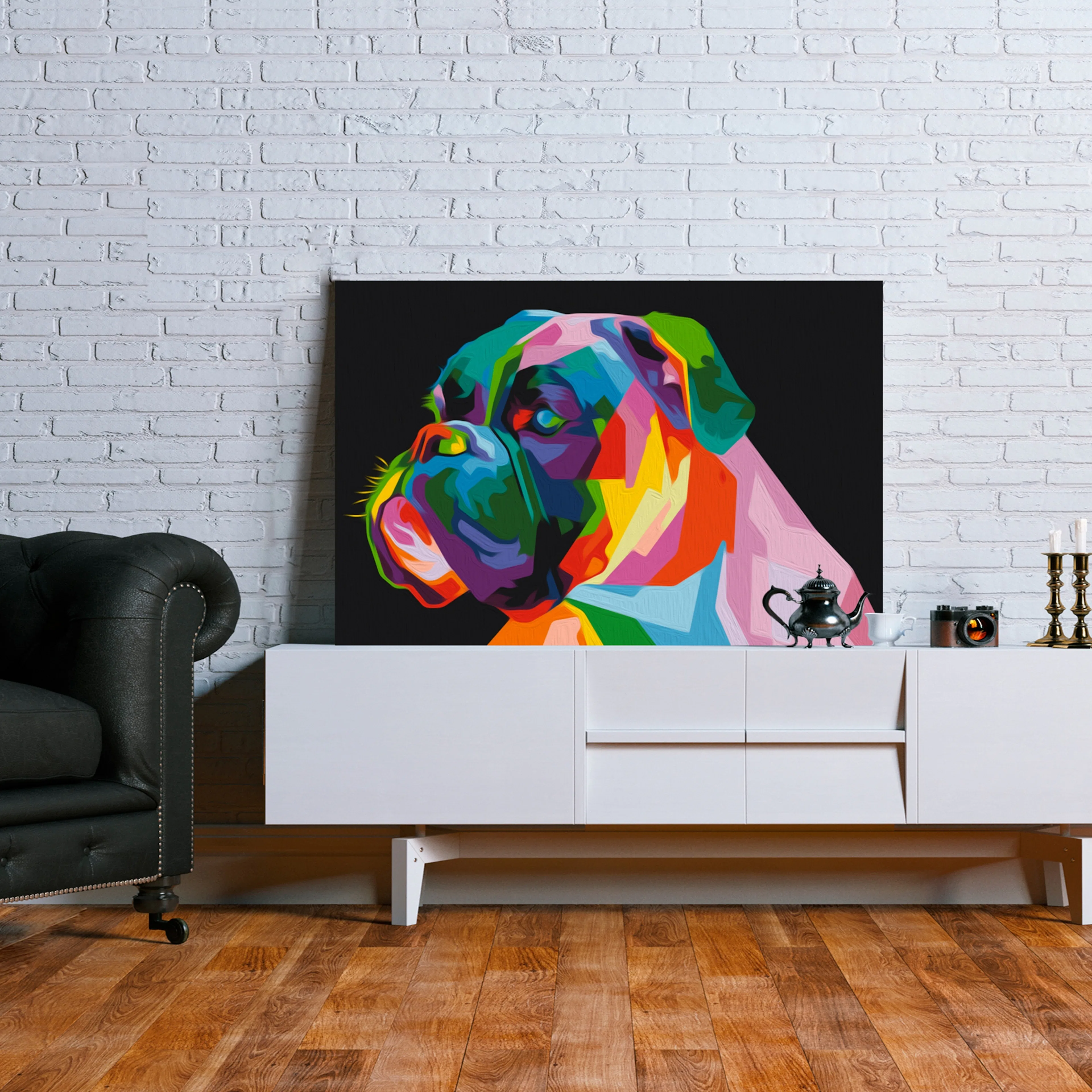 Gör-det-själv Målningar Arkiio Colourful Boxer