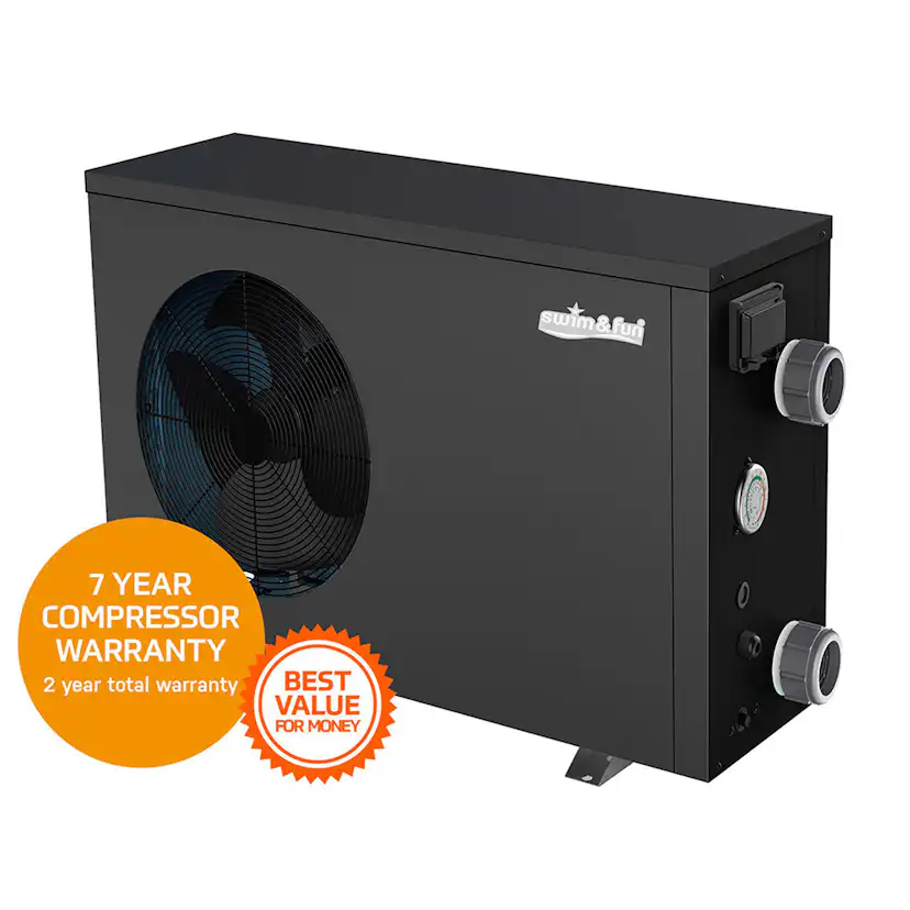 Poolvärmepump Swim & Fun med Digital Display 5,5 kW