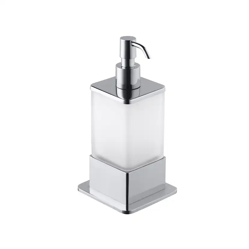 Tvåldispenser Bemeta Fristående Krom/Glas